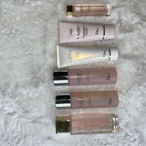 Dior Skincare Collection in Soft Pink and White